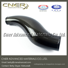 3 K Weave De Fibra De Carbono Convertido tubo de Admissão, tubo de carbono made in China, tubo de admissão de fibra de carbono